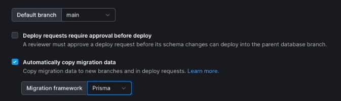 Turn on copying migration data